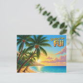 Groeten uit Fiji Briefkaart (Staand voorkant)