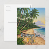 Groeten uit Fiji Briefkaart (Voorkant / Achterkant)