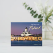 Groeten uit Finland Helsinki Schilderachtig Briefk Briefkaart (Staand voorkant)