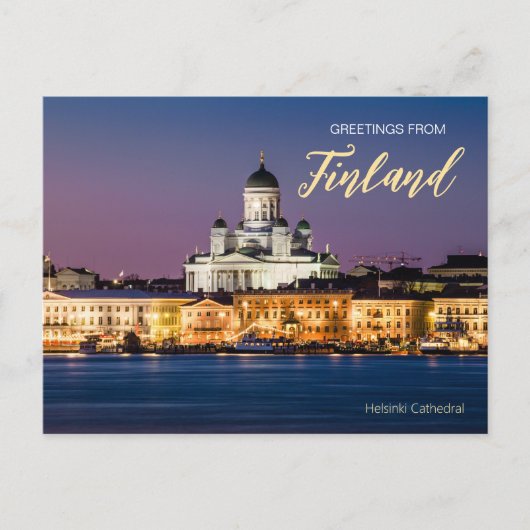 Groeten uit Finland Helsinki Schilderachtig Briefk Briefkaart (Voorkant)