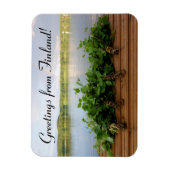 Groeten uit Finland magneet (Verticaal)