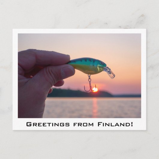 Groeten uit Finland souvenir Briefkaart (Voorkant)