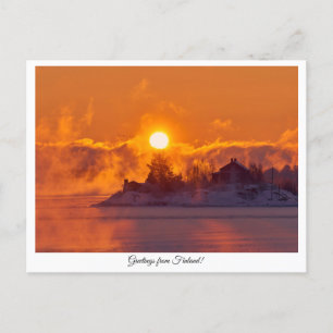 Groeten uit Finland souvenir briefkaart