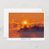 Groeten uit Finland souvenir briefkaart (Voorkant / Achterkant)