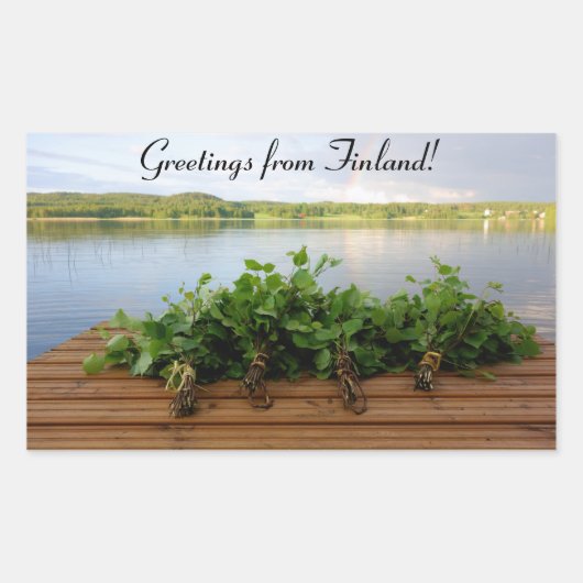 Groeten uit Finland sticker (Voorkant)