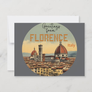 Groeten uit Florence Italië Briefkaart