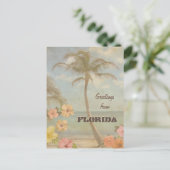 groeten uit Florida (aanpasbaar) Briefkaart (Staand voorkant)