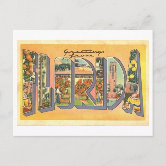  groeten uit Florida Briefkaart (Voorkant)