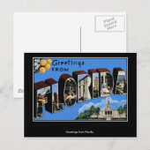 Groeten uit Florida Briefkaart (Voorkant / Achterkant)