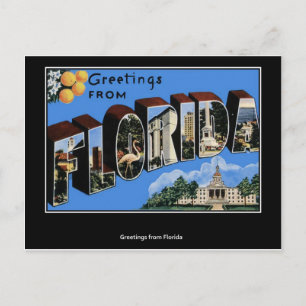 Groeten uit Florida Briefkaart