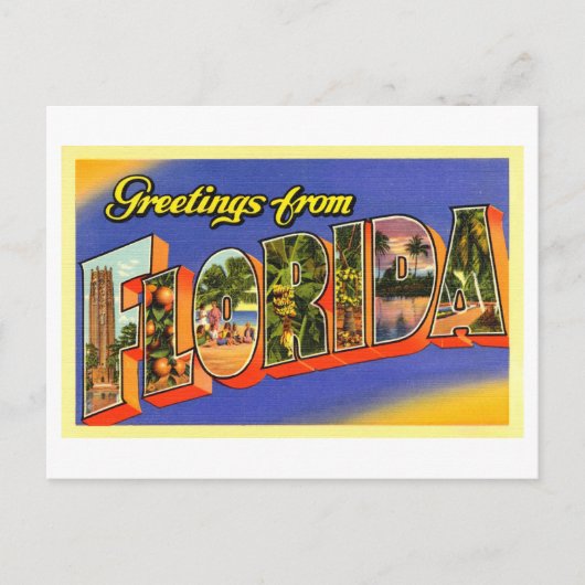 groeten uit Florida Briefkaart (Voorkant)