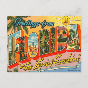 Groeten uit Florida Briefkaart