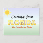 Groeten uit Florida Briefkaart (Voorkant)