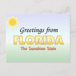 Groeten uit Florida Briefkaart