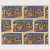 groeten uit Florida Cadeaupapier (Vlak)