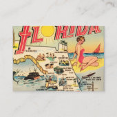 Groeten uit Florida Contactkaartje (Voorkant)