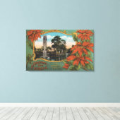 Groeten uit Florida, de Sunshine State Canvas Afdruk (Insitu (Houten vloer))