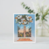 Groeten uit Florida, de Sunshine State Travel Briefkaart (Staand voorkant)