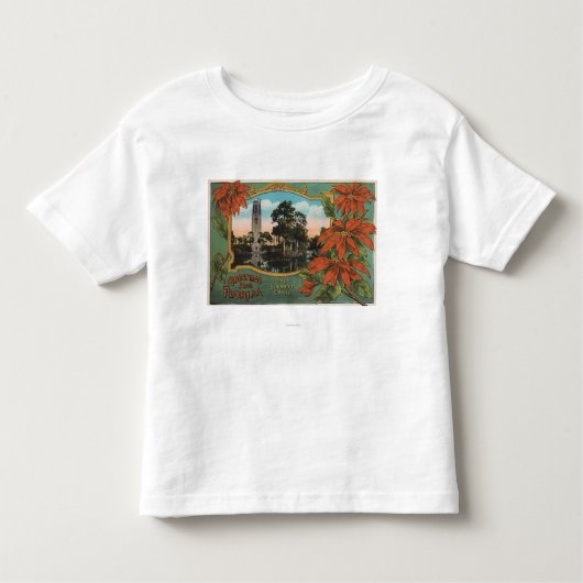 Groeten uit Florida de Zonnestaat Kinder Shirts (Voorkant)