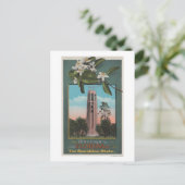 Groeten uit Florida en Afbeelding van de Zing Briefkaart (Staand voorkant)