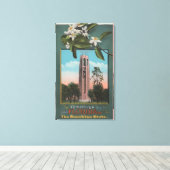 Groeten uit Florida en Afbeelding van de Zing Canvas Afdruk (Insitu (Houten vloer))