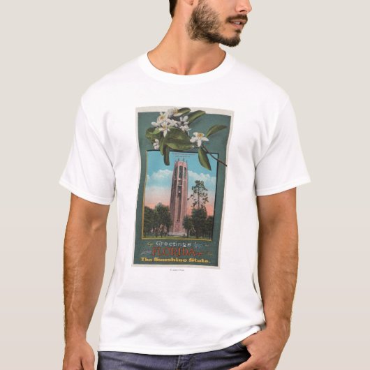 Groeten uit Florida en Afbeelding van de Zing T-shirt (Voorkant)