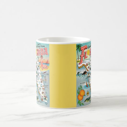 Groeten uit Florida geïllustreerde Mok (Center)