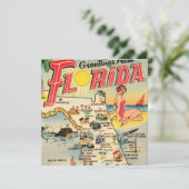 Groeten uit Florida Kaart (Staand voorkant)