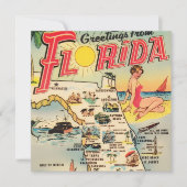 Groeten uit Florida Kaart (Voorkant)