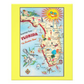 Groeten uit Florida,  kaart, Foto Afdruk (Voorkant)