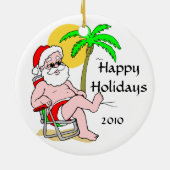 Groeten uit Florida Keramisch Ornament (Achterkant)