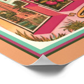 "Groeten uit Florida" Nostalgisch Poster (Hoek)