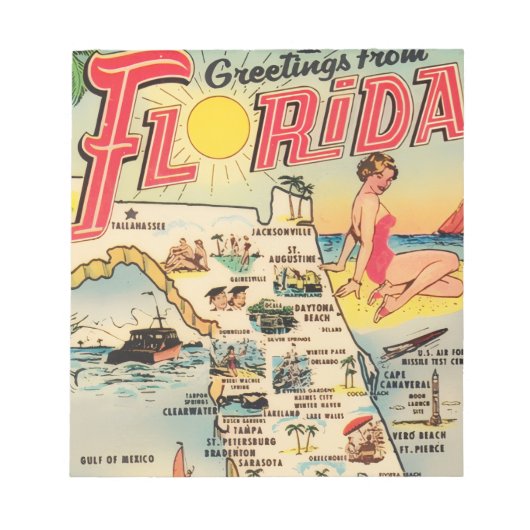 Groeten uit Florida Notitieblok (Voorkant)