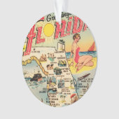Groeten uit Florida Ornament (voorkant)