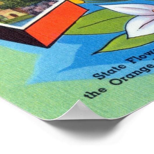  groeten uit Florida Poster (Hoek)