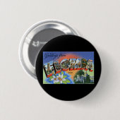 Groeten uit Florida Ronde Button 5,7 Cm (Voorkant /achterkant)