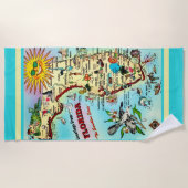 Groeten uit Florida Strandlaken (Voorkant)