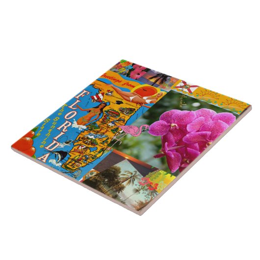 Groeten uit Florida Tegeltje (Zijkant)