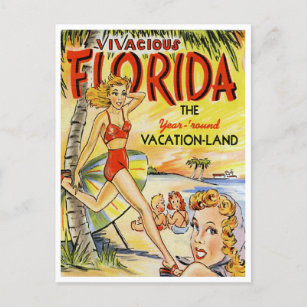 Groeten uit Florida Vacation Land  Briefkaart
