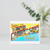 groeten uit Fort Lauderdale, Florida Briefkaart (Staand voorkant)