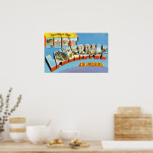 groeten uit Fort Lauderdale Florida Poster (Keuken)