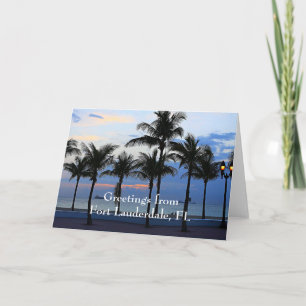 Groeten uit Fort Lauderdale Kaart