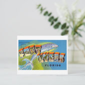 groeten uit Fort Myers, Florida Briefkaart (Staand voorkant)