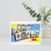  groeten uit Fort Wayne, Indiana Briefkaart (Staand voorkant)