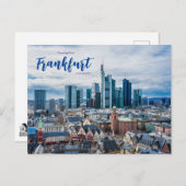 Groeten uit Frankfurt Duitsland Briefkaart (Voorkant / Achterkant)