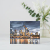 Groeten uit Frankfurt, Duitsland Briefkaart (Staand voorkant)