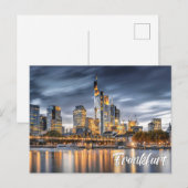 Groeten uit Frankfurt, Duitsland Briefkaart (Voorkant / Achterkant)