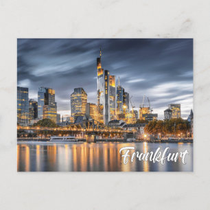 Groeten uit Frankfurt, Duitsland Briefkaart