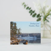 Groeten uit Franklin, Maine Briefkaart (Staand voorkant)