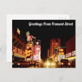 Groeten uit Fremont Street Briefkaart (Voorkant / Achterkant)